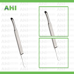 Élévateur périostal Seldin en acier inoxydable certifié CE Classe I, instrument dentaire manuel avec poignée ergonomique AHI-6110, couleur argent - Product Image 4