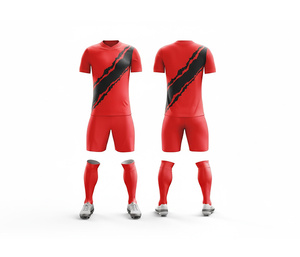 12. Conjunto de Camiseta y Pantalones Cortos de Fútbol de Alto Rendimiento |   Tallas para Hombres, Mujeres y Jóvenes |   Ropa Deportiva Ligera de Secado Rápido para Entrenamiento - Product Image 2