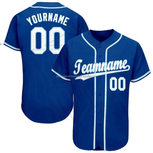 Maillot de baseball unisexe de haute qualité à séchage rapide 100% polyester, personnalisé, respirant, anti-humidité, imprimé par transfert thermique, col en V - Product Image 6