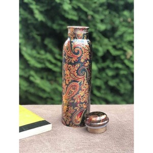 High Grade Copper Water <b>Bottle</b> Crafted For Safe Drinking Water Storage With Long Lasting Premium Quality Construction - Product Image 1