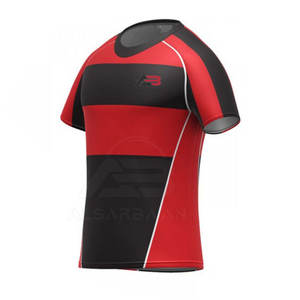 Créez votre propre logo sur un uniforme de rugby à manches courtes, un best-seller confortable pour hommes. - Product Image 3