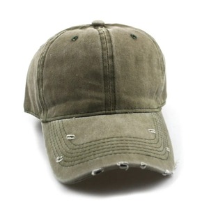 Casquette de baseball unie en maille perforée délavée, respirante, protection solaire, accessoire pour le printemps et l'été, réglable - Product Image 3