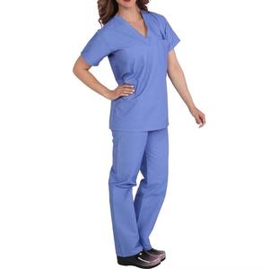 Uniforme Médico Personalizado con Logotipo, Unisex, de Secado Rápido, Transpirable, con Protección Contra Agujas, de Poliéster/Rayón, para Hospital - Product Image 2