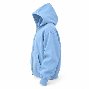 Sweat à capuche zippé Y2K pour homme, capuche amovible, broderie graphique, coupe classique, unisexe, streetwear, personnalisable, vente en gros, faible MOQ, automne - Product Image 3