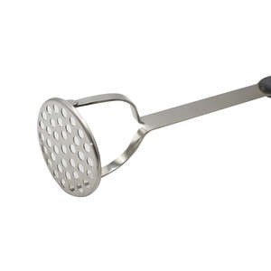 Potato Masher 11 Inch Grey Handle Stainless Steel Masher Kitchen Tool Cooking Utensil Durable Reusable - Product Image 4