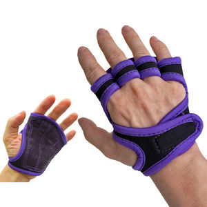 Guantes Deportivos Antideslizantes de Gel, Medios Dedos, Impermeables, de Poliéster, con Soporte para Muñeca, para Levantamiento de Pesas y Gimnasio - Product Image 2