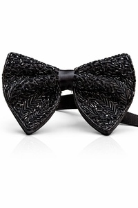 Pajarita de Boda de Seda y Lana Jacquard con Logotipo Personalizado 2026 para Hombre, Patrón Bordado, Nueva Llegada, Excelente para Fiestas, Calidad de Exportación - Product Image 1