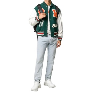 OEM personalizado de los hombres de invierno sin mangas abrigos cálidos chaqueta de lona con bordado estilo de la calle - Product Image 1