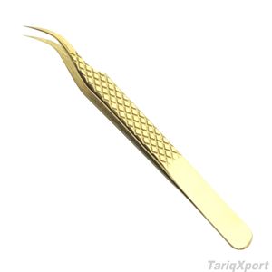 Pinzas Profesionales de Acero Inoxidable para Extensión de Pestañas, Pinzas de Precisión para Cejas con Punta Lisa y Recta para Salón de Belleza - Product Image 6