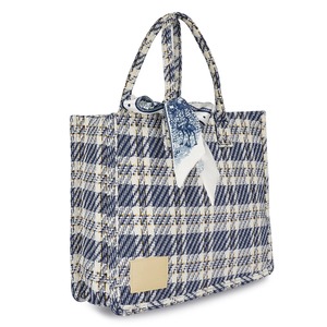 <b>Canvas</b> Tote <b>Bag</b> <b>Large</b> Size Shoulder Handle Geometric Pattern Daily Use Shopping <b>Bag</b> Minimalist Style - Product Image 5