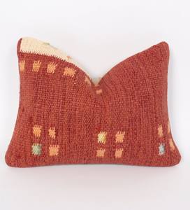 Handmade Wool Kilim Decorative <b>Pillow</b> Covers | Vintage Boho Tribal Cushion Cover | Turkish Handwoven <b>Throw</b> <b>Pillow</b> Wholesale - Product Image 1