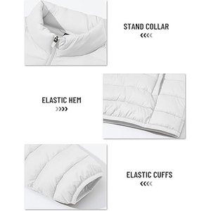 Chaqueta Acolchada para Hombre, Diseño de 4 Bolsillos, Resistente al Agua, Ligera, Ideal para Viajes de Invierno, Ciclismo y Camping, de Fábrica OEM - Product Image 5