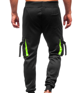 Pantalons cargo pour hommes sur mesure professionnels, fabriqués en matériau solide de haute qualité, vêtements de course et de sport, pantalons cargo - Product Image 3