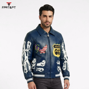 Veste de baseball en toile brodée chenille personnalisée de haute qualité, très vendue, pour hommes, idéale pour l'hiver - Product Image 6