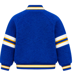 เสื้อแจ็คเก็ตบอมเบอร์เชอร์ปา Sigma Gamma Rho แบบสั่งทำพิเศษสำหรับผู้หญิง เสื้อโค้ทขนแกะแบบสองด้าน อุ่นสบาย แฟชั่นฤดูหนาวสำหรับชมรมนักศึกษากรีก - Product Image 2