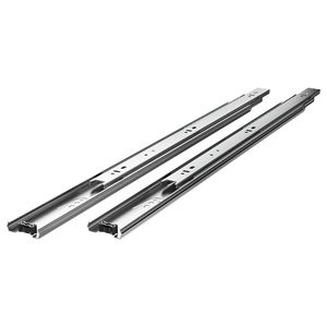 Guide per cassetti a sfera a estrazione totale da 22 pollici, 10 paia, capacità di carico 100 libbre, guide per cassettiere a montaggio laterale per impieghi gravosi, larghezza 45 mm - Product Image 1