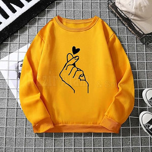 เสื้อสเวตเตอร์พิมพ์ลายพัฟแนวสตรีทแวร์เสื้อสวมหัวลำลองแขนยาวทรงหลวมใส่สบายใส่กลางแจ้งแฟชั่นทนทาน - Product Image 2
