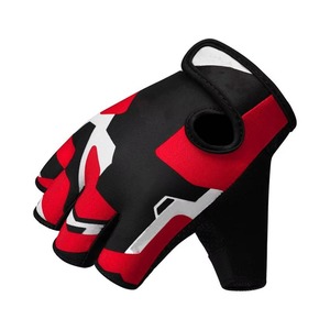 Durable Long Lasting Printed Cycling Gloves Half Finger Printed Long Distance Riding Gloves Training Sublimation Cycling Gloves - Product Image 5