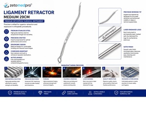 เครื่องมือดึงเอ็น 38 ซม. แบบใช้มือ ชุดเครื่องมือผ่าตัดกระดูกและข้อ ZETOMEDPRO - Product Image 2