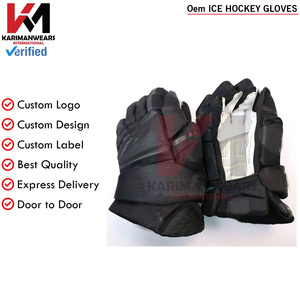 Gants de hockey sur glace personnalisés, ajustement professionnel, gants de protection pour l'entraînement et les matchs, équipement OEM - Product Image 3