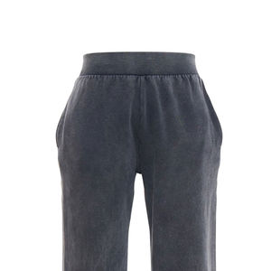 กางเกงวอร์มขาบานทรงแฟชั่นคุณภาพสูงรุ่นใหม่สำหรับผู้หญิง เอวสูง ยางยืด 100% ผ้าฝ้าย สไตล์สตรีทแวร์ ลำลอง ใส่เล่นกีฬาได้ - Product Image 6