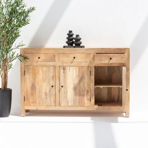 Buffet en bois Vandana Pebble Terra pour des intérieurs modernes élégants, adaptés à l'intérieur et à l'extérieur - Product Image 3