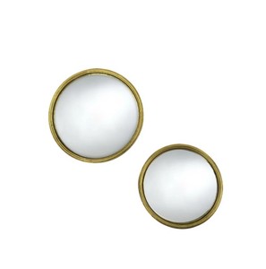 Modern Metal Convex Gold <b>Wall</b> <b>Mirror</b> Bullseye Decorative <b>Mirror</b> for Living Room Entryway & Home Decor - Product Image 3
