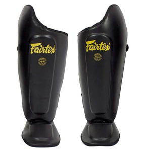 สนับแข้งมวยไทย Fairtex คุณภาพดีที่สุด หนังแท้สั่งทำพิเศษ ปรับได้ น้ำหนักเบา สำหรับคิกบ็อกซิ่ง MMA ป้องกันการบาดเจ็บ ผลิตตามแบบ OEM - Product Image 5