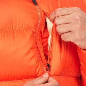 Manufacturer's Unisex Thickened Warm Eco-Friendly Hooded Puffer Jacket Winter Casual Varsity Waterproof Windproof Bomber <b>Coat</b> - Product Image 4