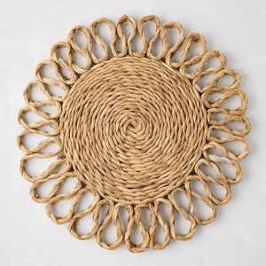 Extra Large Rattan <b>Table</b> Charger Heat Resistant Eco-Friendly Placemat for Dining <b>Table</b> <b>Protection</b> - Product Image 1