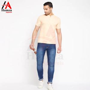 High Quality Men's 100% Cotton Breathable Neck T-Shirt for Men Casual Fitness Short Sleeve <b>Round</b> Plain Tee for Workout Wear - Product Image 2