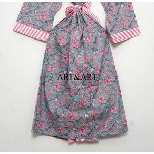 Elegante Bata Kimono de Algodón para Mujer, Ideal para Bodas, Damas de Honor, Ropa de Dormir de Verano y Ropa de Playa, Transpirable, de Secado Rápido, con Cuello en V - Product Image 6