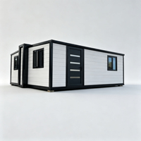 Maison conteneur de luxe extensible 20ft 40ft, Villa mobile, Chambre, Cuisine, Salon, Atelier