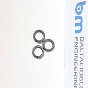 แหวนล็อคสปริงเหล็กกล้าคาร์บอนคุณภาพสูง แต่แหวนล็อคแบบแยกที่มีแรงดึงสูง ทนทาน ป้องกันการสั่นสะเทือน อุปกรณ์ยึดติดอุตสาหกรรม - Product Image 4