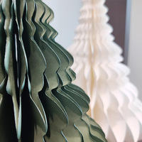 CE-8P054 Decoración Navideña de Papel Impreso Offset para Mesa Interior, 12 Pulgadas (30 cm) de Altura, Origen Taiwán