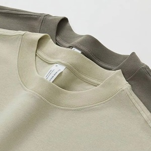 เสื้อยืดเปล่าผ้าฝ้าย 100% ขายส่ง เสื้อผ้าสตรีทแวร์ทรงโอเวอร์ไซส์ แฟชั่นทีเชิ้ต รับผลิตแบบ OEM ODM แบรนด์ส่วนตัว ผู้ผลิตและผู้จัดจำหน่าย - Product Image 5
