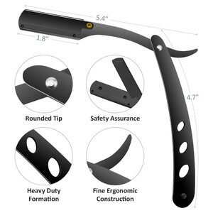 Professional Left-Handed <b>Barber</b> Salon Hair Cutting Scissors <b>Set</b> Stainless Steel Blade Sharp Tip - Product Image 4