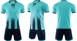 ชุดฟุตบอล เสื้อแข่งทีม ชุดยูนิฟอร์ม แขนสั้น โพลีเอสเตอร์ 100% ป้องกันแบคทีเรีย ระบายอากาศ แห้งเร็ว เหมาะสำหรับผู้ใหญ่ ทั้งชายและหญิง - Product Image 6