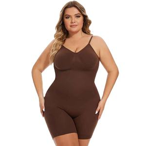 Body sculptant sans couture pour femme, gaine amincissante en tissu tricoté serré, vente en gros, pour adultes - Product Image 3