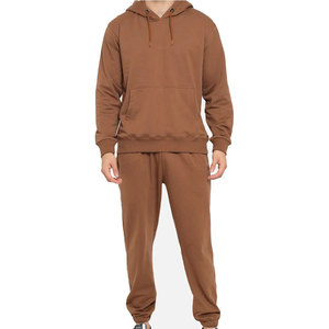 Workout Jogging Suit Custom Logo OEM Men Fitness Tracksuit Fleece Hoodie <b>Sweatpants</b> <b>Set</b> for Training Winter Wear - Product Image 1