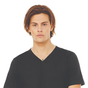 Camiseta de Verano 2026 para Hombre, Corte Ajustado, Cuello en V Clásico, Algodón Suave, Uso Diario, Manga Corta - Product Image 4