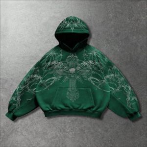 Ensemble sweat à capuche zippé et pantalon de survêtement Y2K pour homme, personnalisé, en coton épais 350g, coupe oversize, style streetwear brodé, vente en gros - Product Image 1