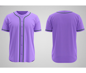 Camiseta de Béisbol Sublimada con Logotipo Personalizado, Uniforme Deportivo |   Uniforme de Béisbol para Equipo con Logotipo y Números Personalizados |   Poliéster Transpirable - Product Image 2