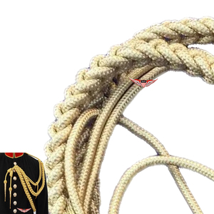 Golden <b>Braided</b> Aiguillette Metallic Shoulder Aiguillette Gold Wire Gold Aiguillette Wire <b>Cord</b> - Product Image 2