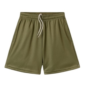 Top Trending Olive <b>Green</b> Breathable Eco-Friendly Unisex Mesh <b>Shorts</b> Custom Sizing Double Layer Sports Basketball Quick Dry - Product Image 1