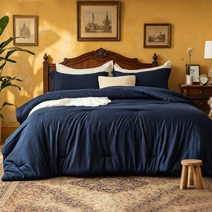 Ultra Soft Grade a Queen Size All-Season Reversible Eco-Friendly 3-Piece Bedding Set Comforter Pillow Shams All-in-One <b>Bed</b> Bag - Product Image 6