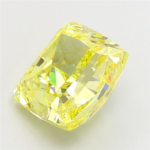 Diamante Amarillo de Laboratorio con Corte Cojín, Certificado por IGI, de 4 a 5 Quilates, Corte Excelente, para Fabricantes de Anillos de Compromiso Personalizados - Product Image 5