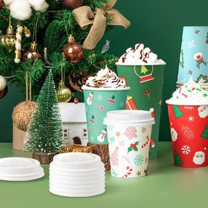 Confezione Premium da 50 Tazze di Carta Usa e Getta da 350 ml per Caffè, con Coperchi Antigoccia, Ideali per Caffè Caldo da Viaggio - Product Image 3