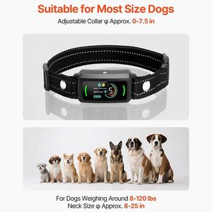 Collier de dressage pour chien étanche avec récepteur anti-aboiement - Product Image 6