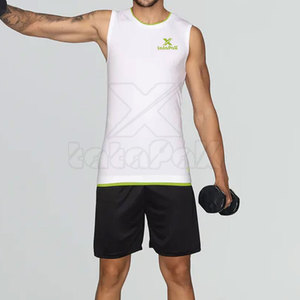 เสื้อกั๊กออกกำลังกายผู้ชายแบบถักน้ำหนักเบา ระบายอากาศได้ดี พร้อมคุณสมบัติการจัดการความชื้นและแห้งเร็วเพื่อการควบคุมอุณหภูมิร่างกายสูงสุด - Product Image 4